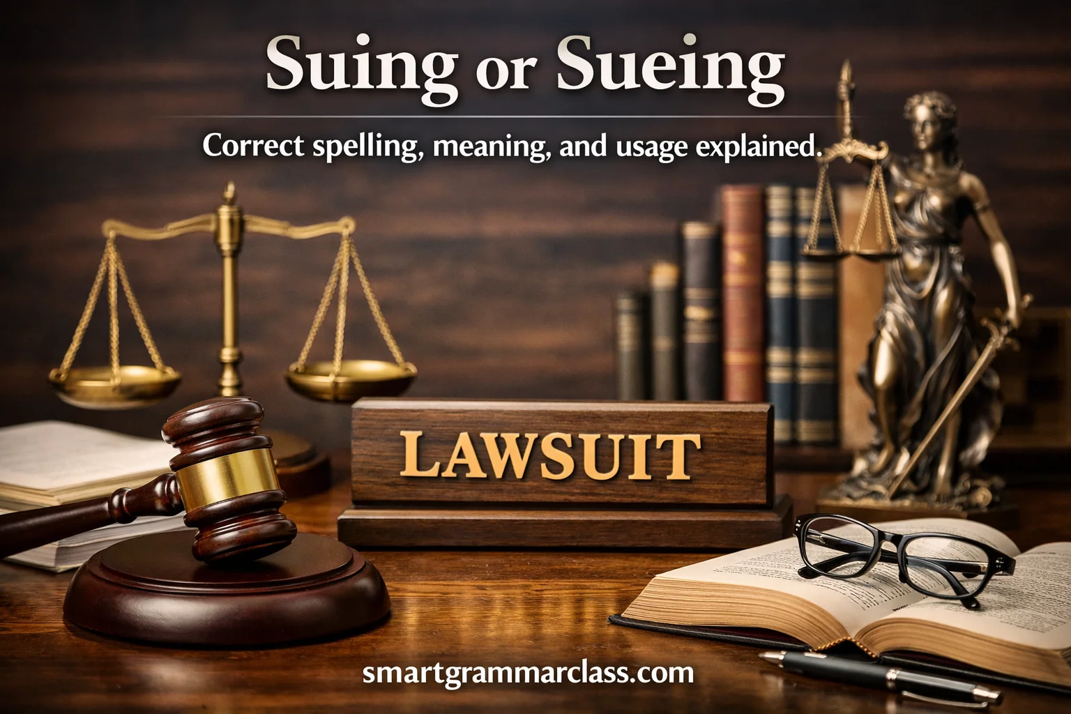 Suing or Sueing