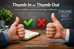 Thumb In or Thumb Out