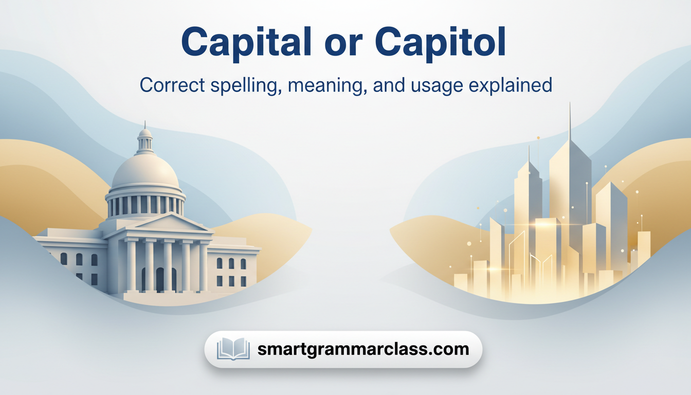 Capital or Capitol