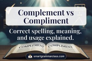 Complement vs Compliment