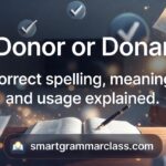 Donor or Donar
