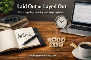 Laid Out or Layed Out