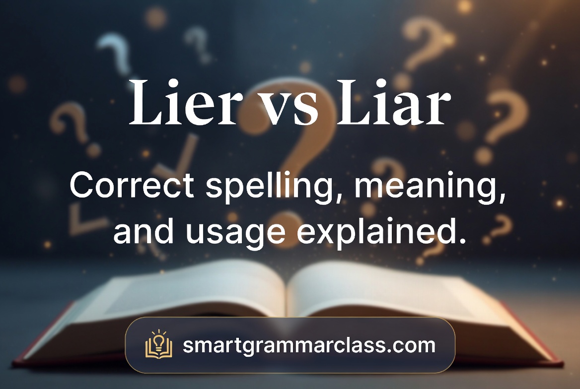 Lier vs Liar