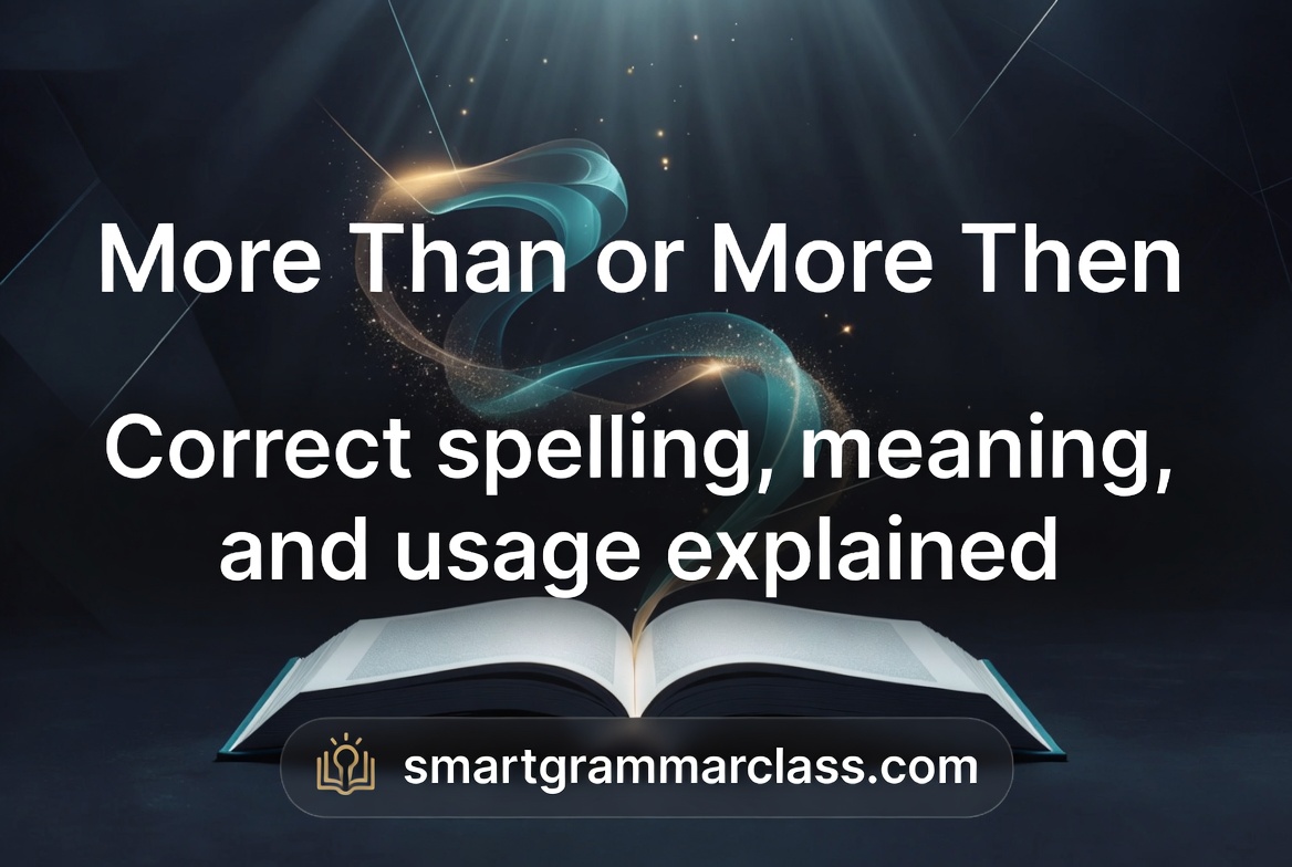 More Than or More Then