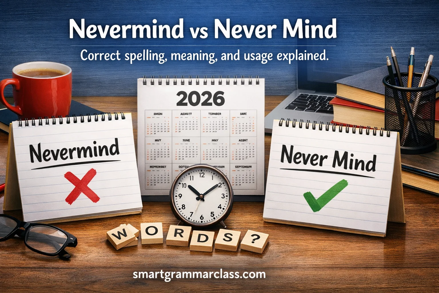 Nevermind vs Never Mind