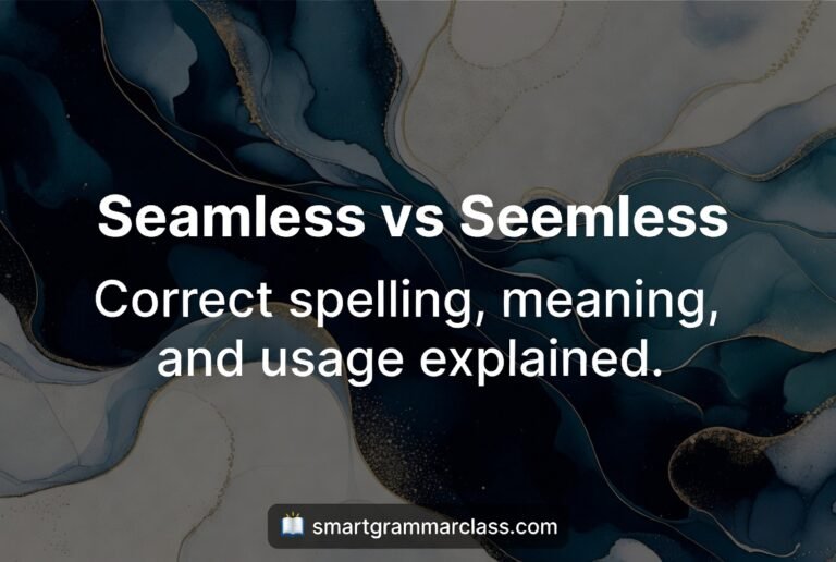 Seemingless Seamless vs Seemless: Correct Spelling and Meaning in 2026