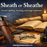 Sheath or Sheathe