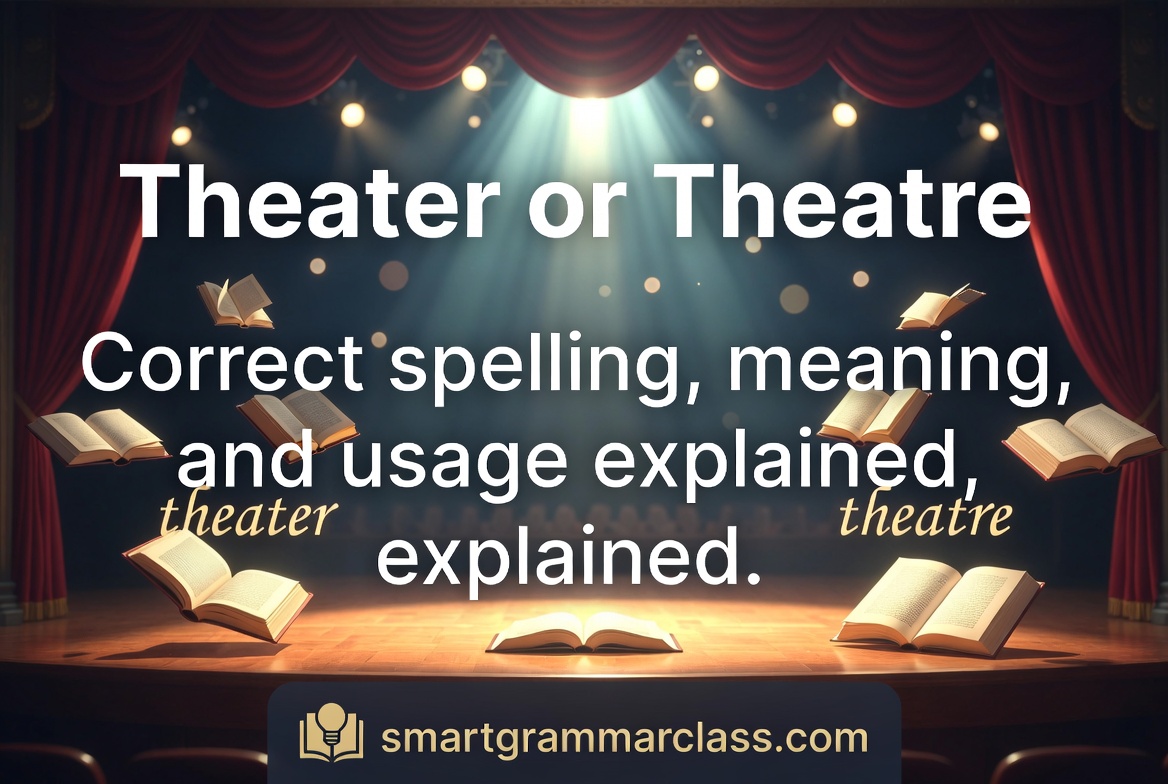Theater or Theatre