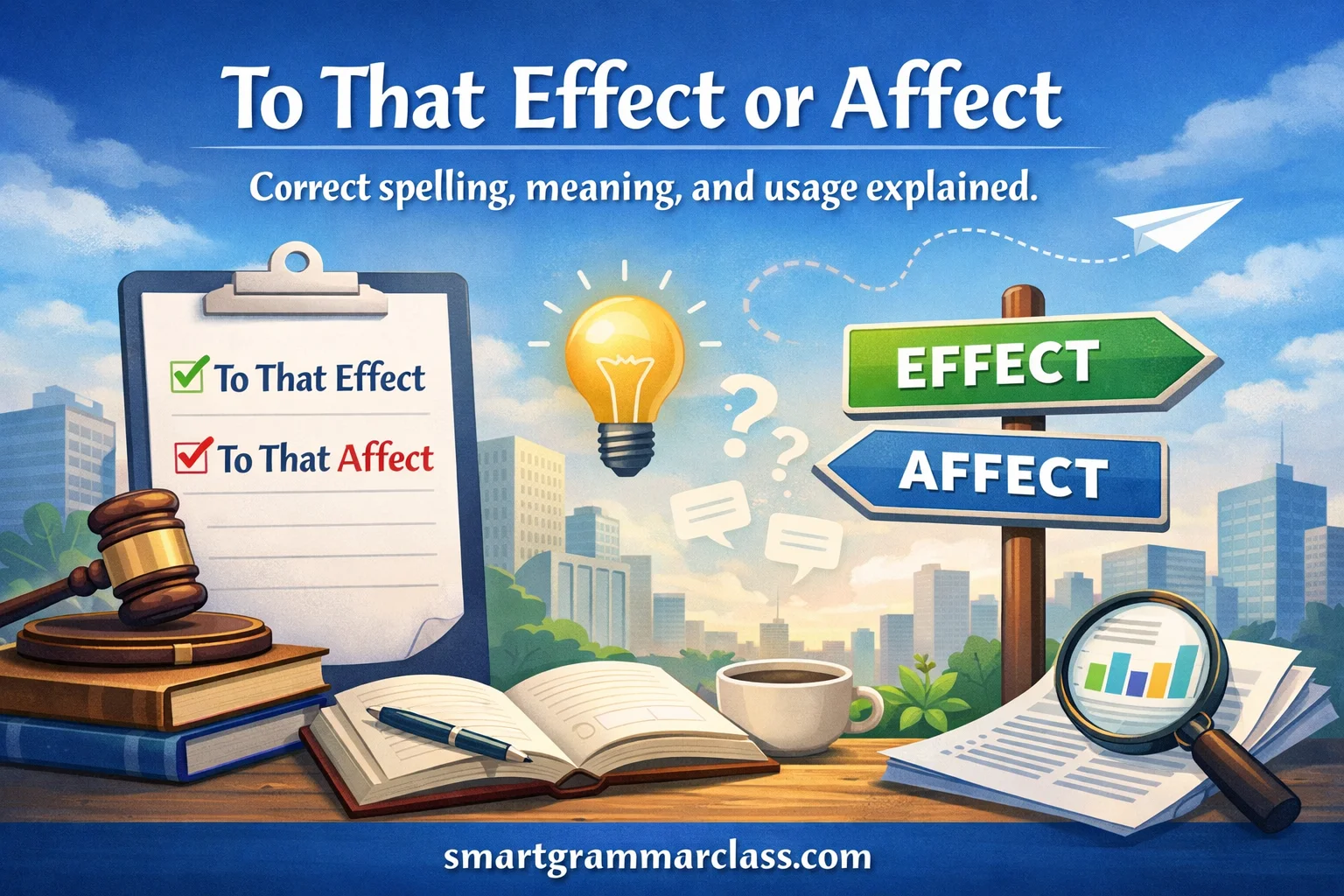 To That Effect or Affect