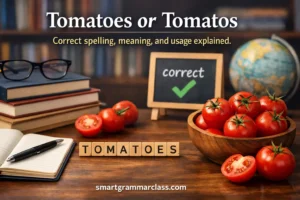 Tomatoes or Tomatos