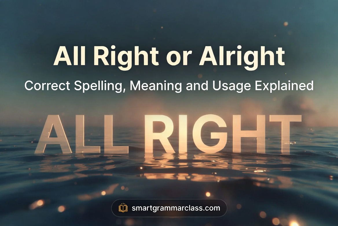All Right or Alright