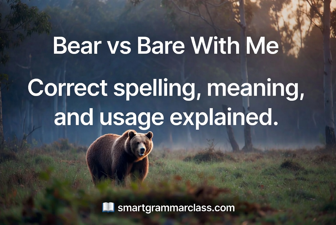 Bear vs Bare With Me