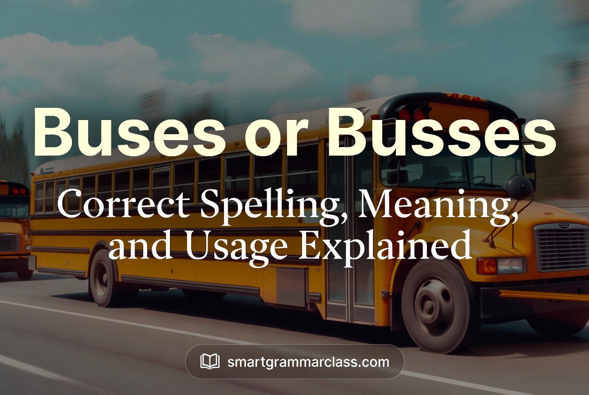 Buses or Busses