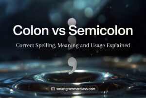 Colon vs Semicolon