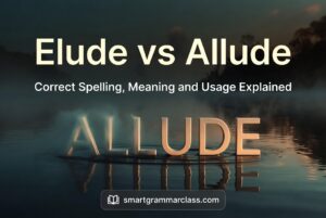 Elude vs Allude