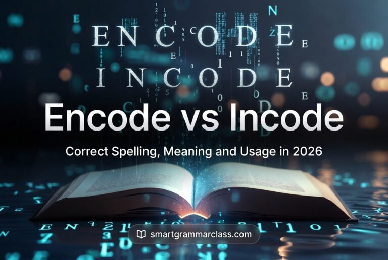 Encode vs Incode: Correct Spelling, Meaning, and Usage in 2026