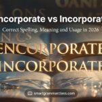 Encorporate vs Incorporate
