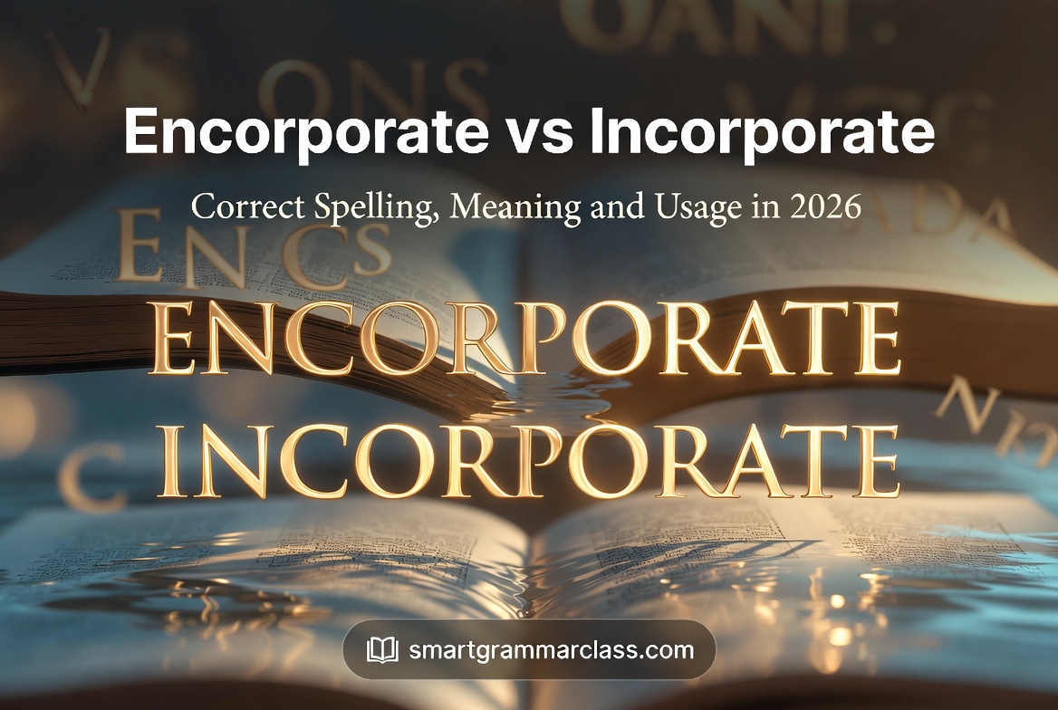 Encorporate vs Incorporate