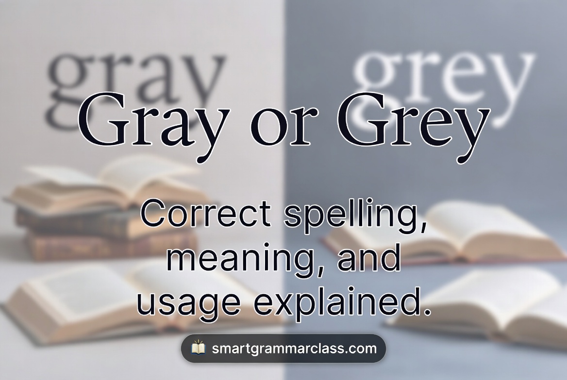 Gray or Grey