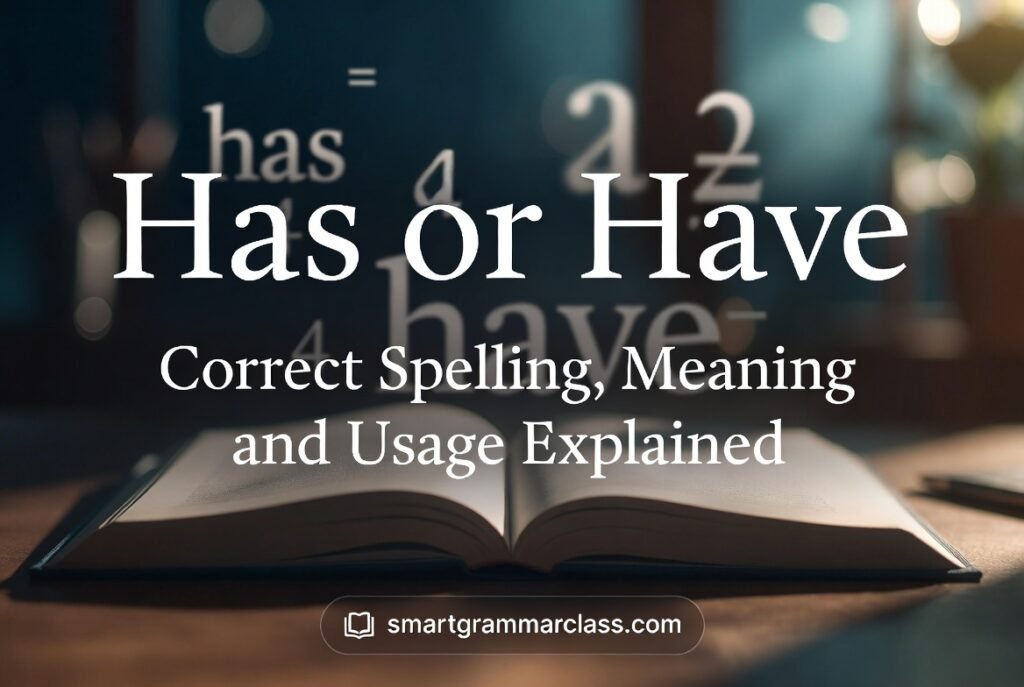 Has or Have: Correct Spelling Meaning and Usage Explained 2026