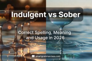 Indulgent vs Sober