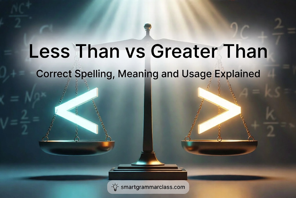 Less Than vs Greater Than