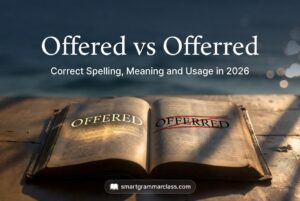 Offered vs Offerred