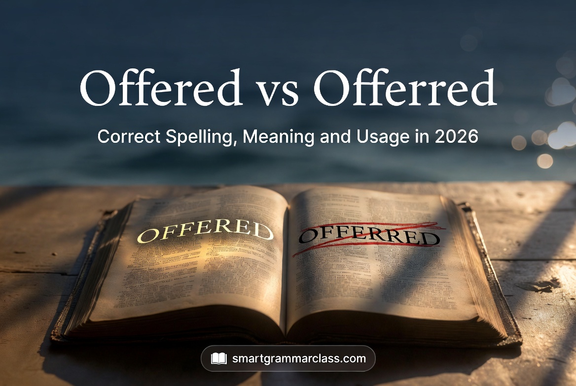 Offered vs Offerred