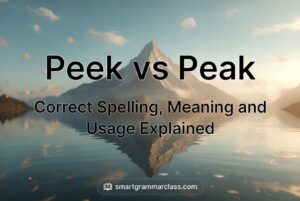 Peek vs Peak