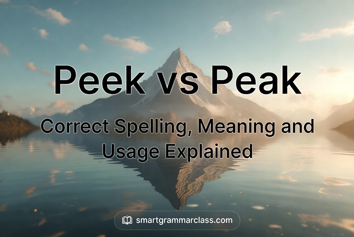Peek vs Peak