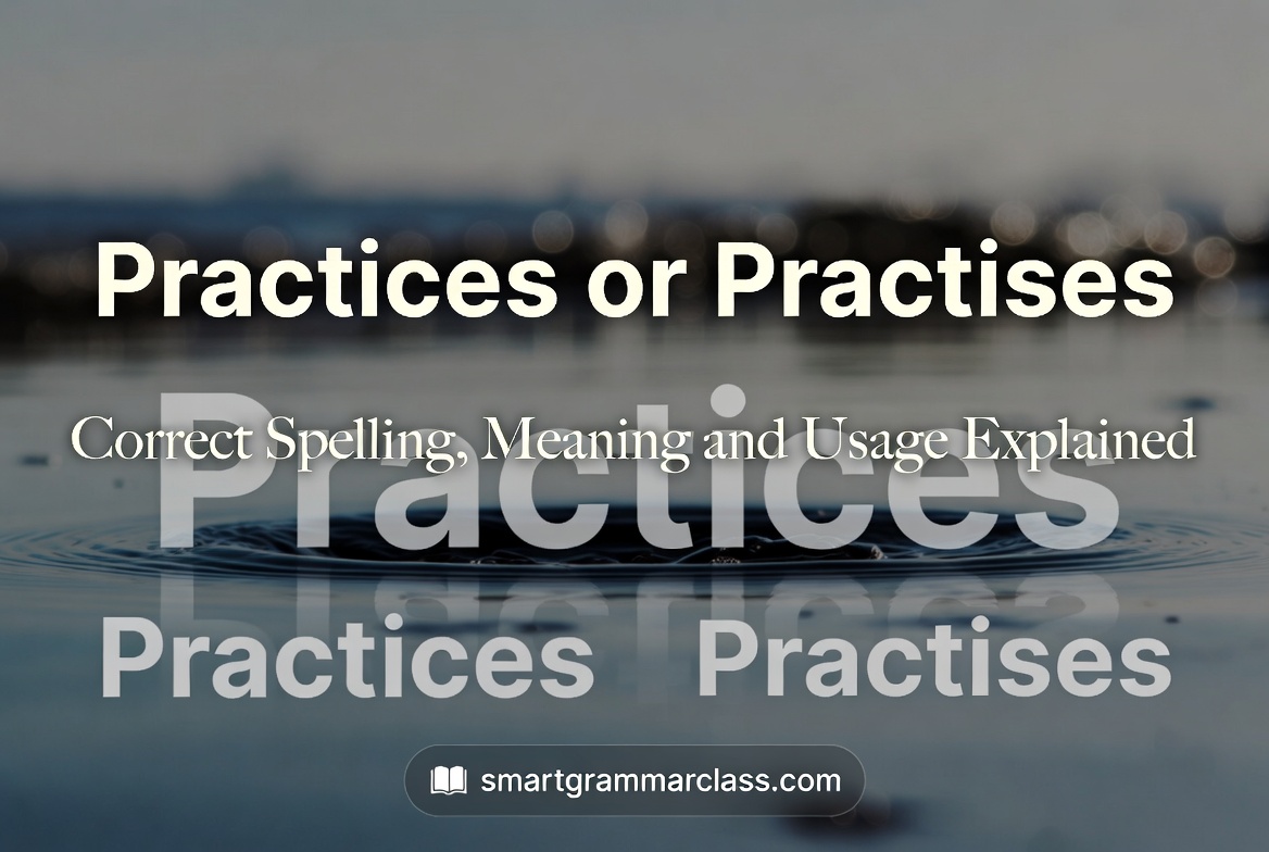 Practices or Practises