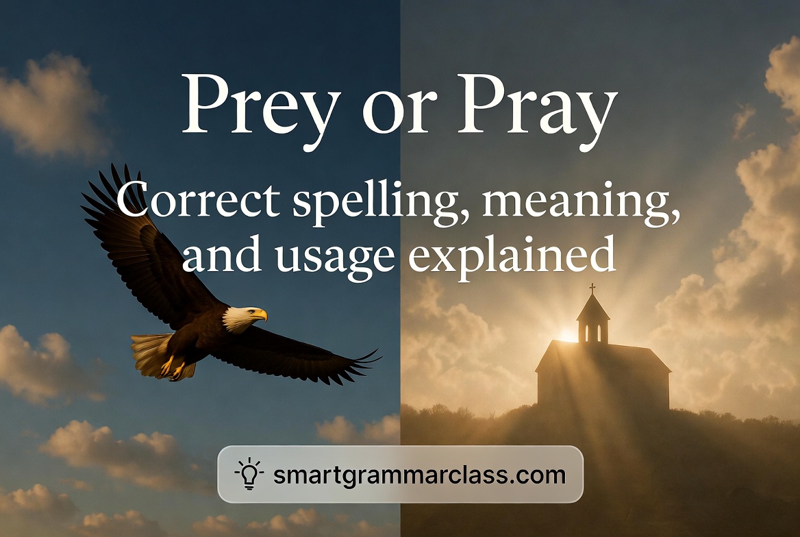 Prey or Pray