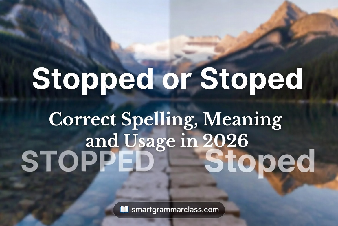 Stopped or Stoped