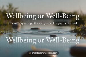 Wellbeing or Well-Being