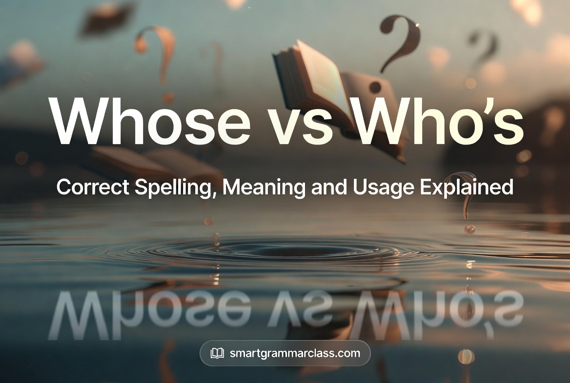 Whose vs Who’s