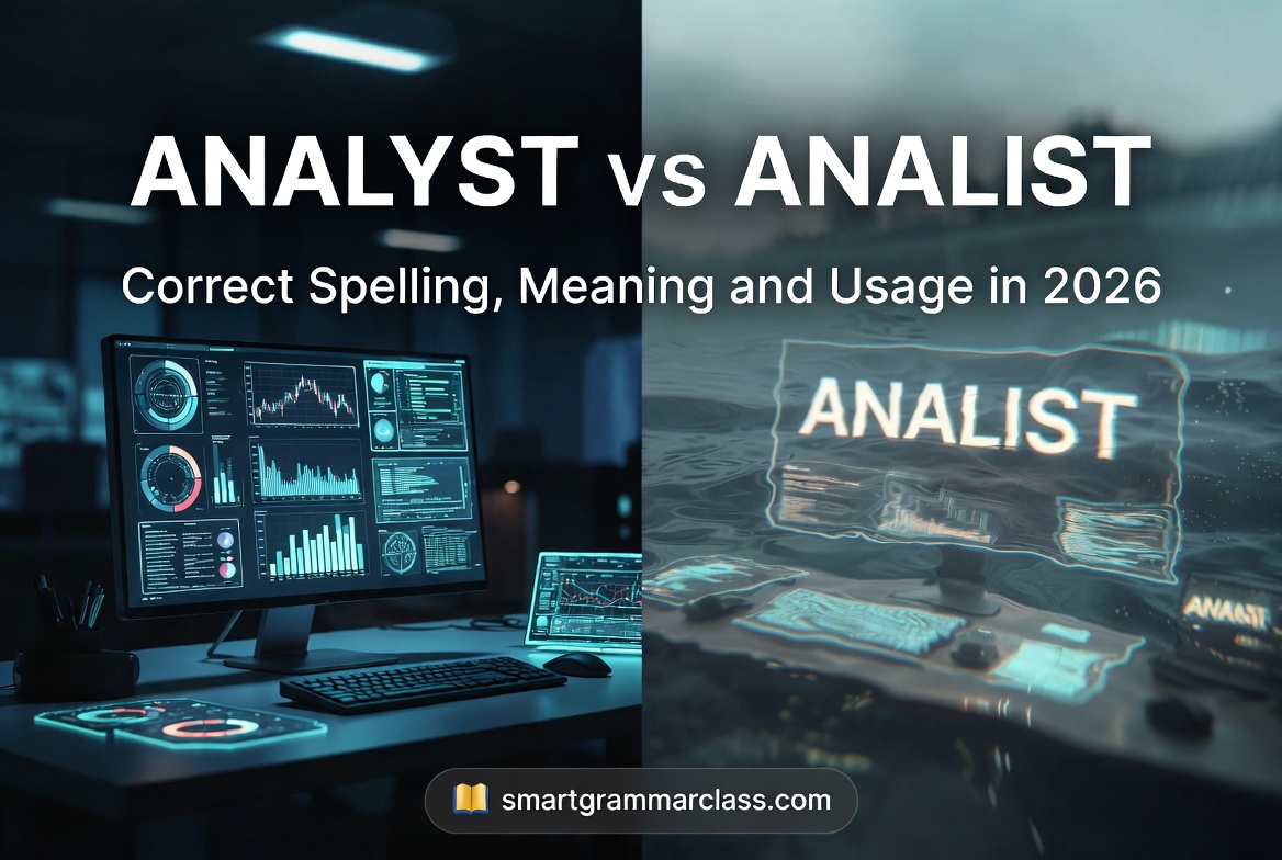 Analyst Vs Analist