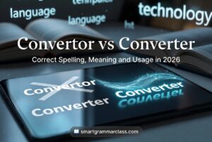 Convertor vs Converter