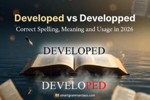 Developed vs Developped