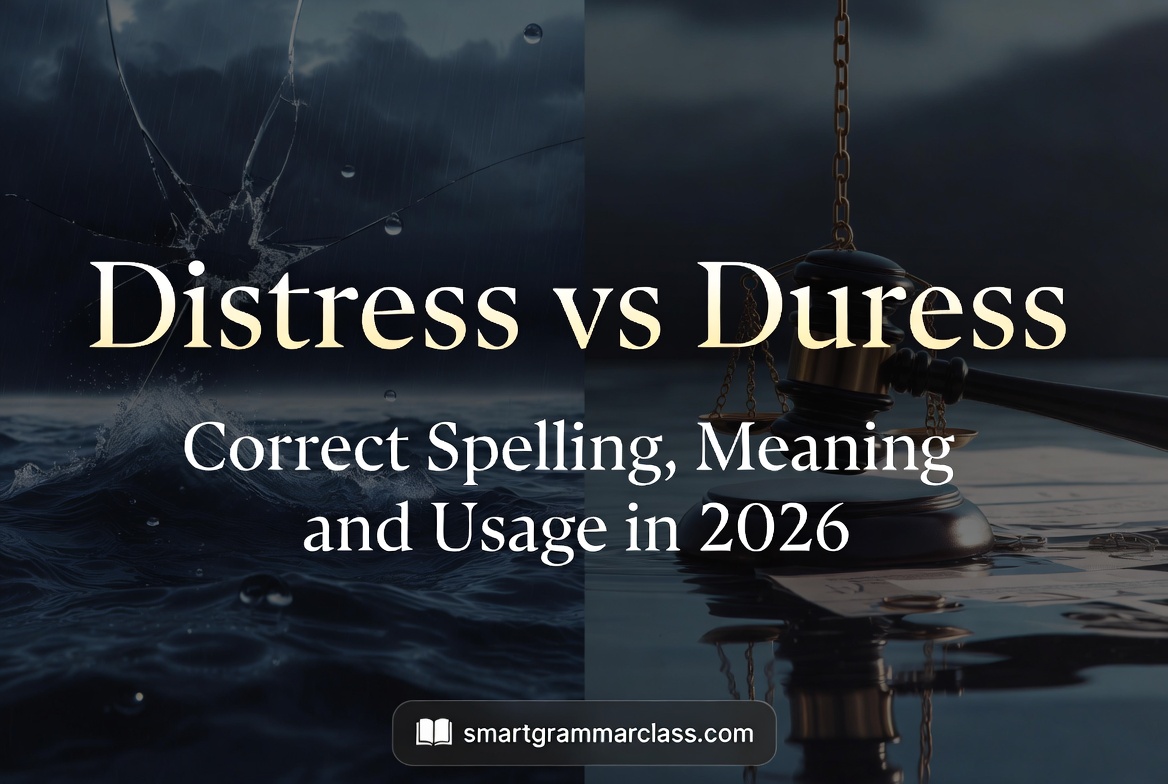 Distress vs Duress