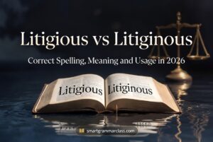 Litigious vs Litiginous
