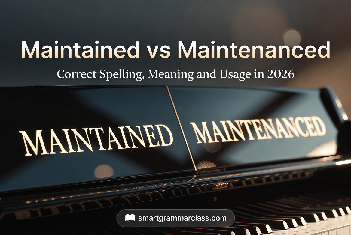 Maintained vs Maintenanced