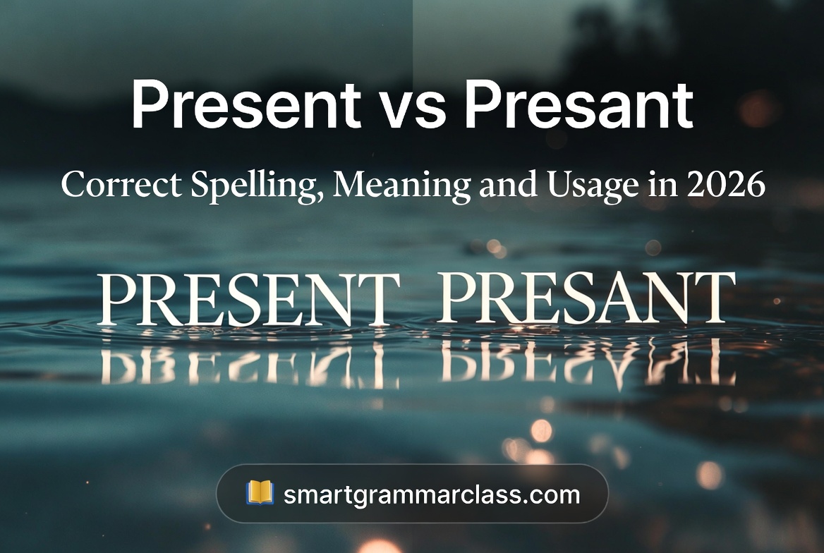 Present vs Presant