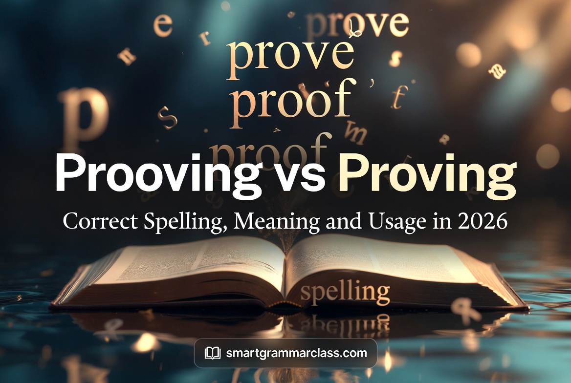 Prooving vs Proving