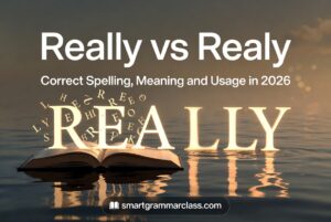 Really vs Realy