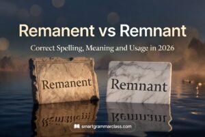Remanent vs Remnant