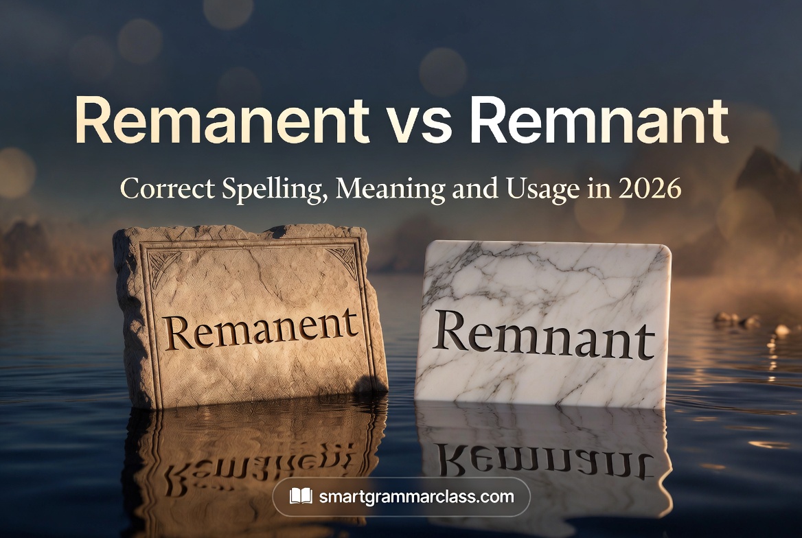 Remanent vs Remnant