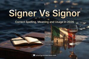 Signer vs Signor