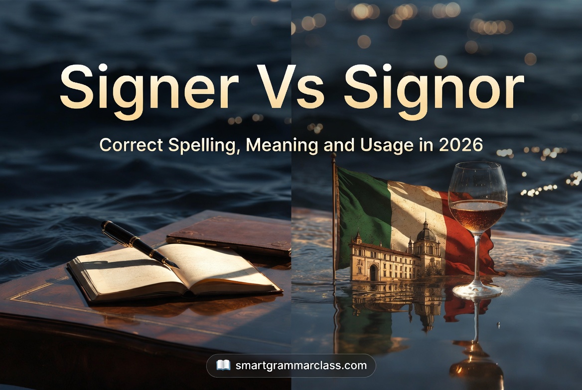 Signer vs Signor