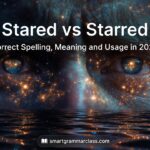 Stared vs Starred