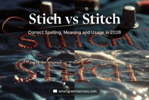 Stich vs Stitch